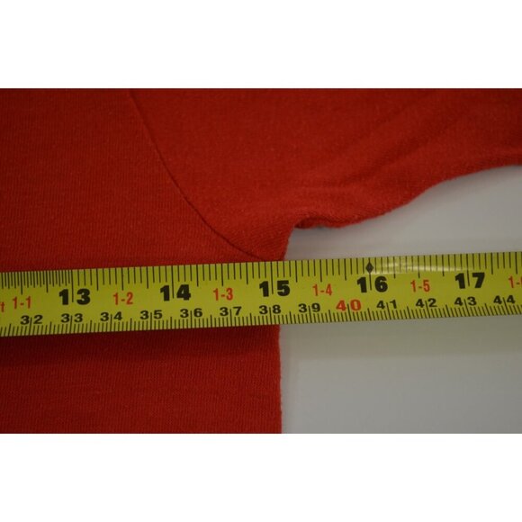 Biochemistry Biochimie Graphic T-Shirt Women's Small Red Stanfields Vintage 80s - Picture 6 of 7